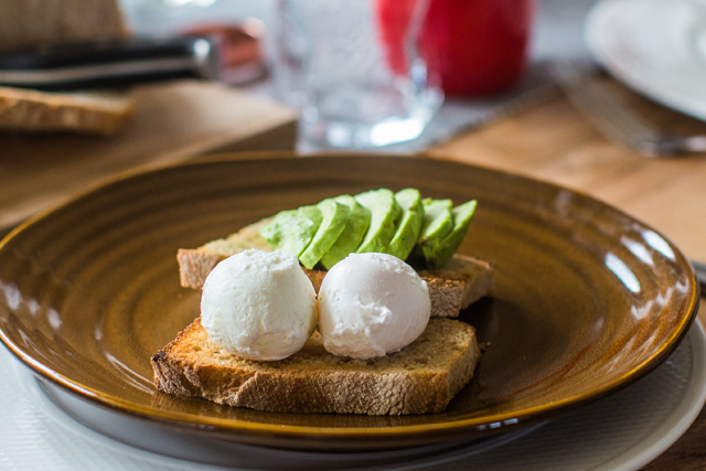 Lovely prepared dishes at The Old Stocks Inn, Cotswolds