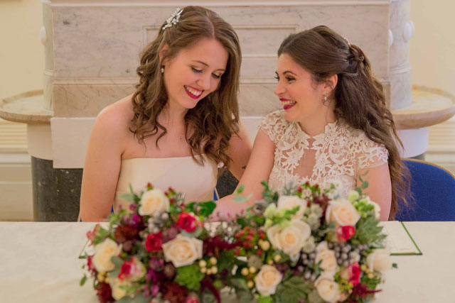 Wedding joy at Old Stocks Inn