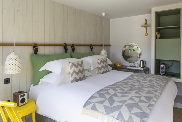 Luxurious hotel rooms, The Old Stocks Inn, Cotswolds