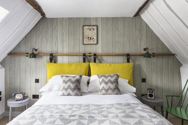 Boutique Cotswold hotel rooms, The Old Stocks Inn, Stow