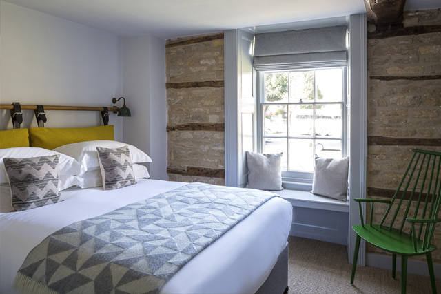 Boutique Cotswold hotel rooms, The Old Stocks Inn, Stow